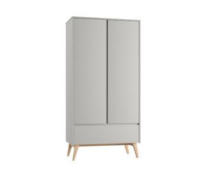 Drabužių spinta su 2 durimis (Classy Gray kolekcija)